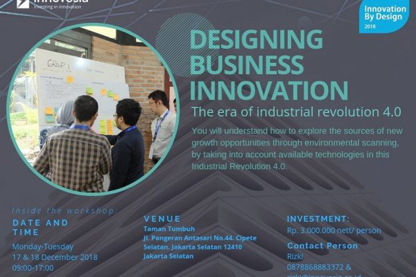 Innovesia menyelenggarakan workshop terbuka bagi siapa saja yang semangat berinovasi.