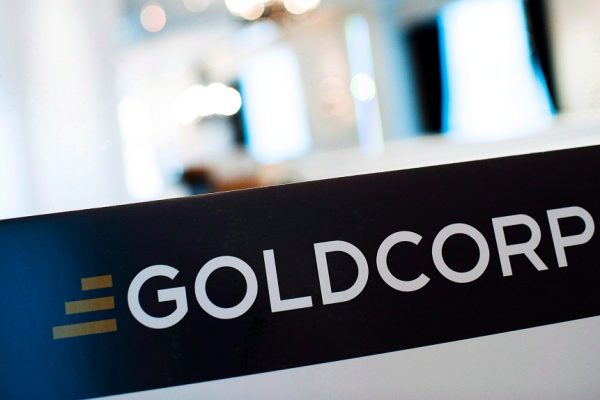 Logo GoldCorp (Sumber: Vincent Elkaim/The Canadian Press)